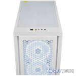 Corsair iCUE CC-9011232 4000D Airflow Tempered QL Edition Mid-Tower Gaming Case  White - Image 6